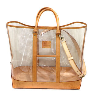 Louis Vuitton Isaac Mizrahi Clear Tote Bag Brown